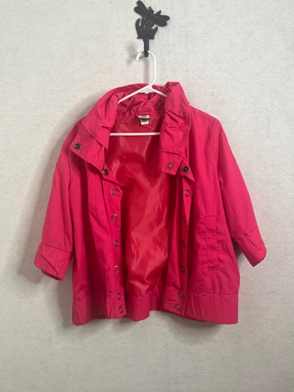 Route 66 Original Clothing Co Pink Lightweight Jacket Size 2X Snap Front